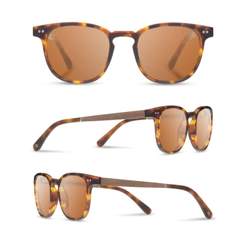 Shwood Topo Camp Sunglasses in  Matte Tortoise