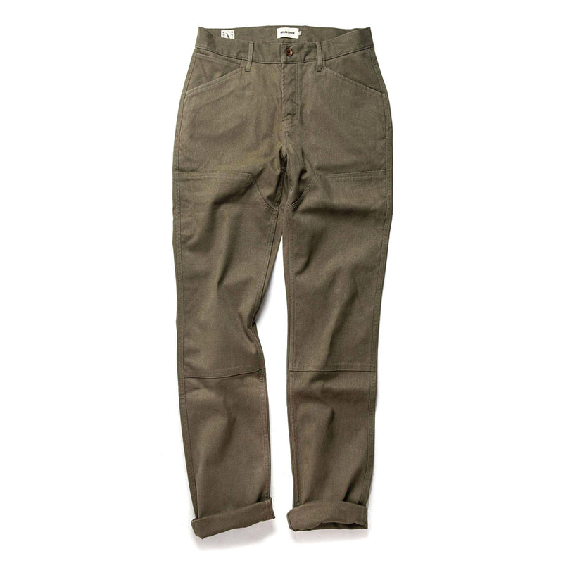 Front of Pants with Rolled Hem
