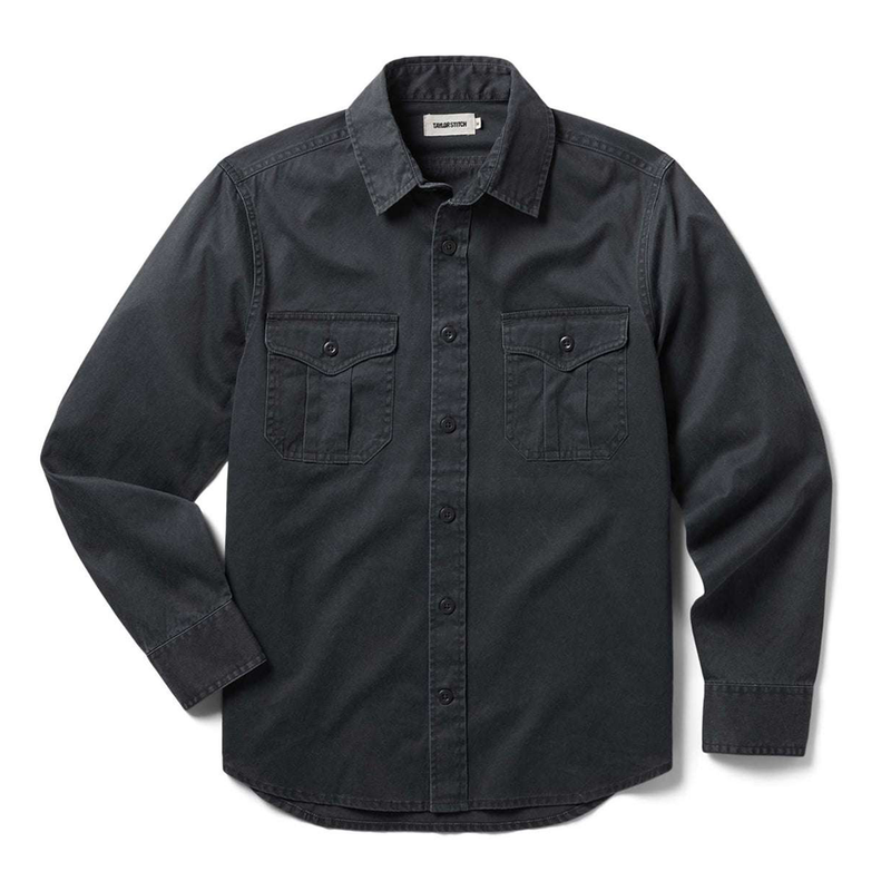 The Saddler Shirt | Washed Coal