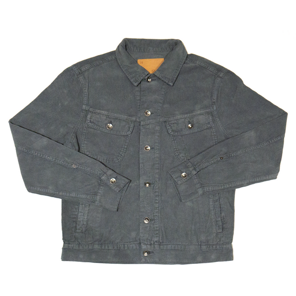 Front of Taylor Stitch Long Haul Jacket in Storm Cloud