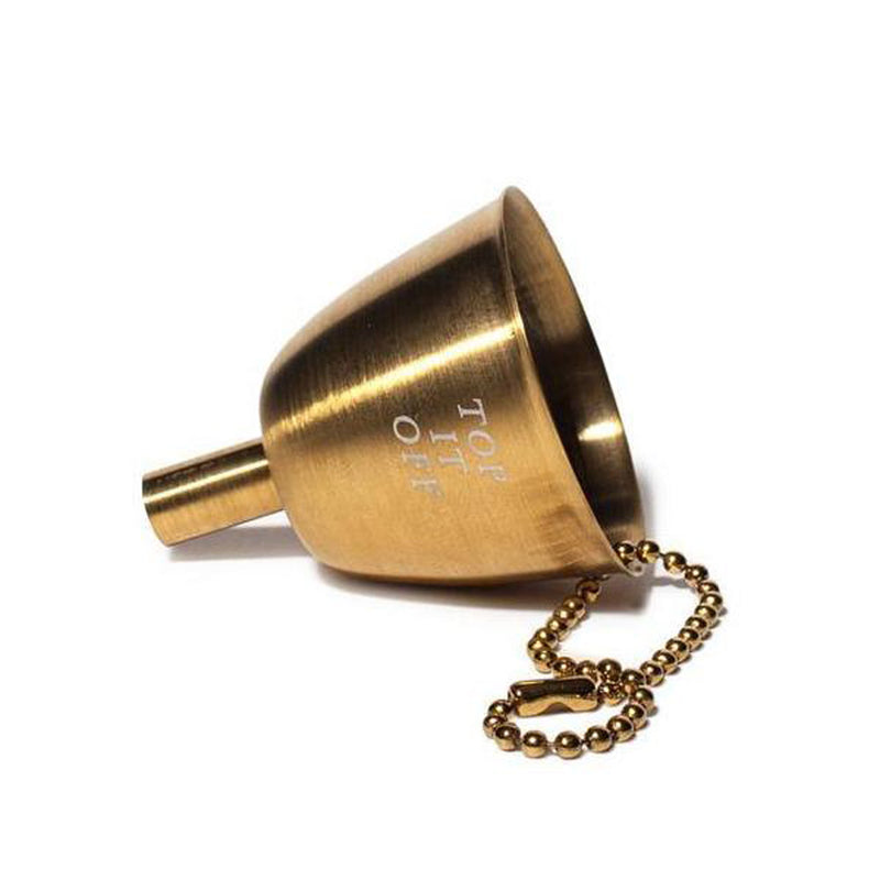Gold Flask Funnel 