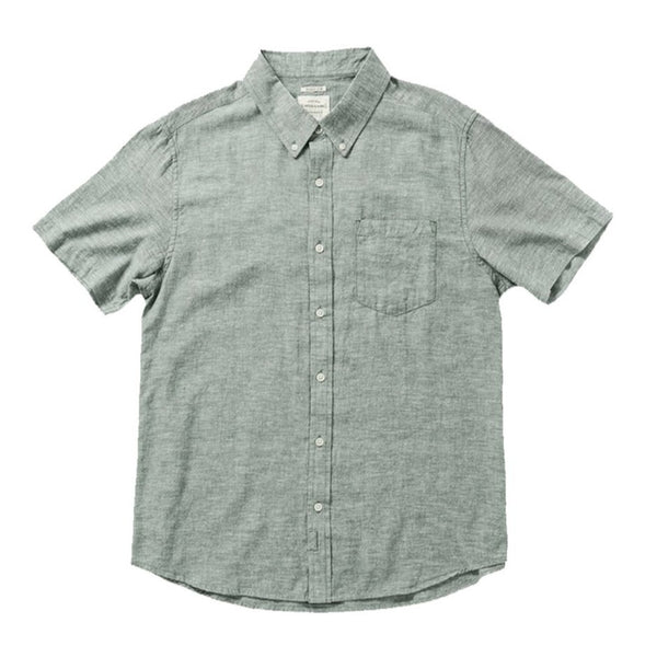 Sustainable short sleeve button up