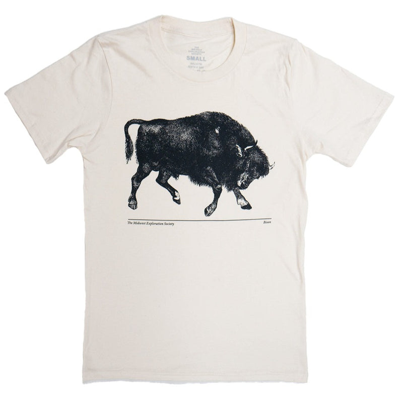 Front of M.E.S. Bison Tee