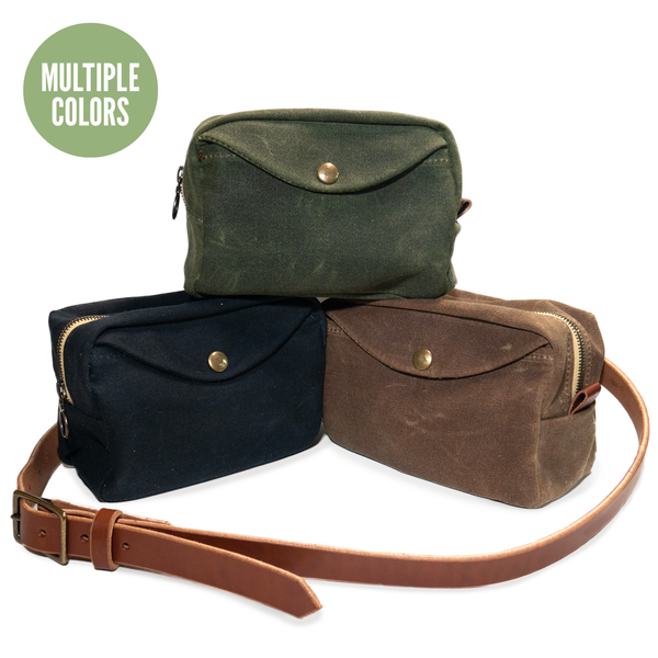 Waxed Canvas Belt Bag