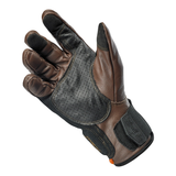 biltwell borrego motorcycle gloves chocolate brown palm