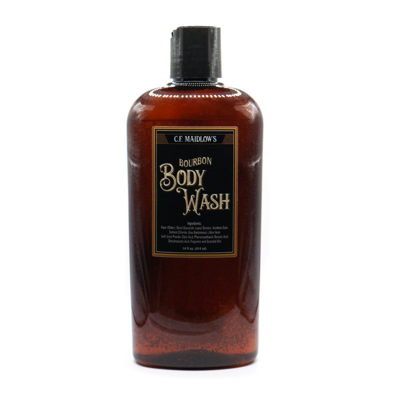 Bottle of Bourbon Scented Body Wash