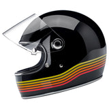 Helmet with Shield Up