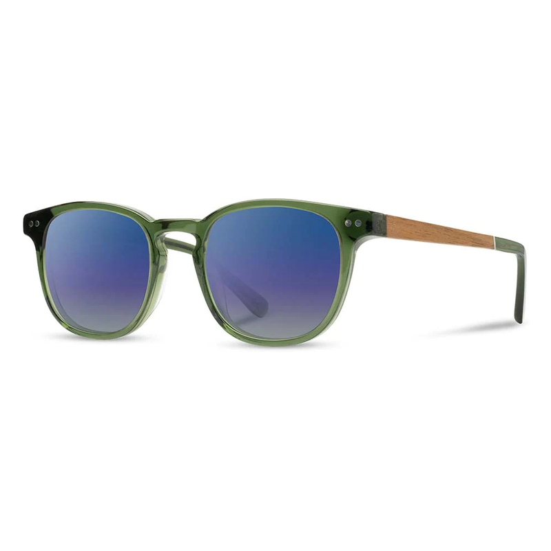Shwood Topo Camp Sunglasses in Fern