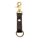 Dark Brown Leather with Brass Hardware