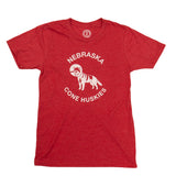 Nebraska Cone Huskies Graphic Tee in Red