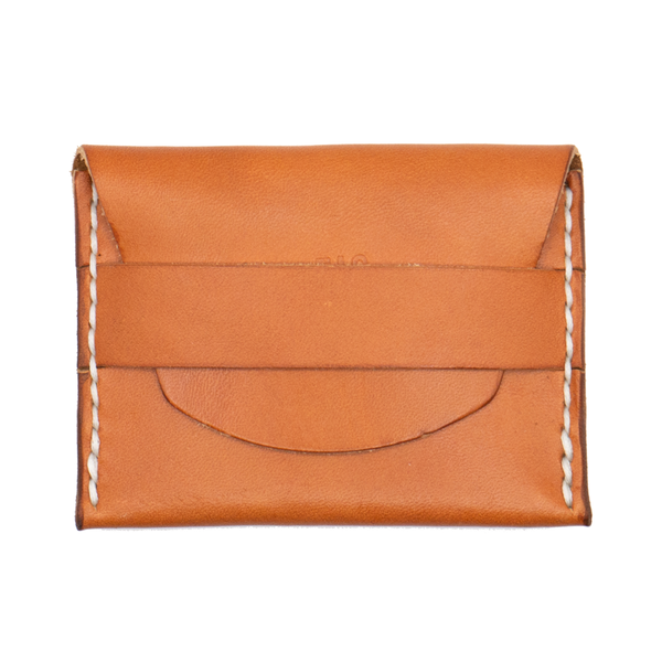 Tan Leather Horizontal Fold Wallet