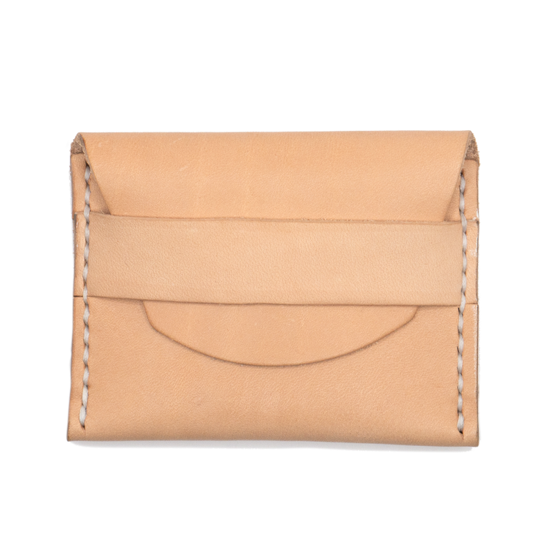 Natural Leather Horizontal Fold Wallet