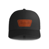 icon trucker hat in black