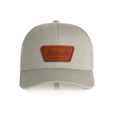 icon trucker hat in bone white