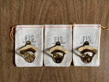 Three Brass Bottle Openers