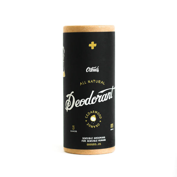 O'Doud's Deodorant in Cedarwood and Orange