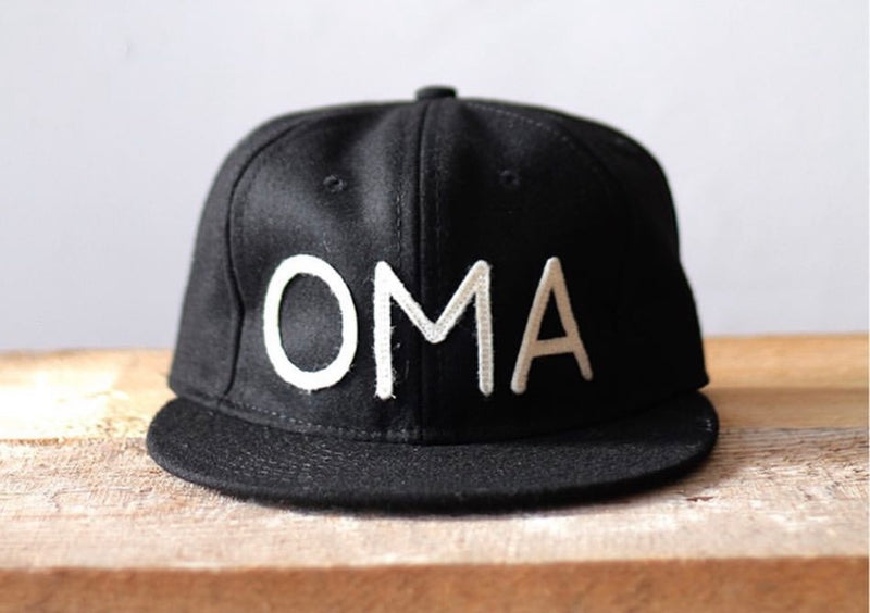 Omaha Wool Cap in Black