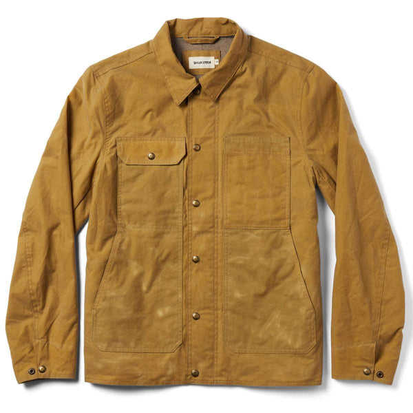 Lined Harvest Tan Waxed Canvas Jacket