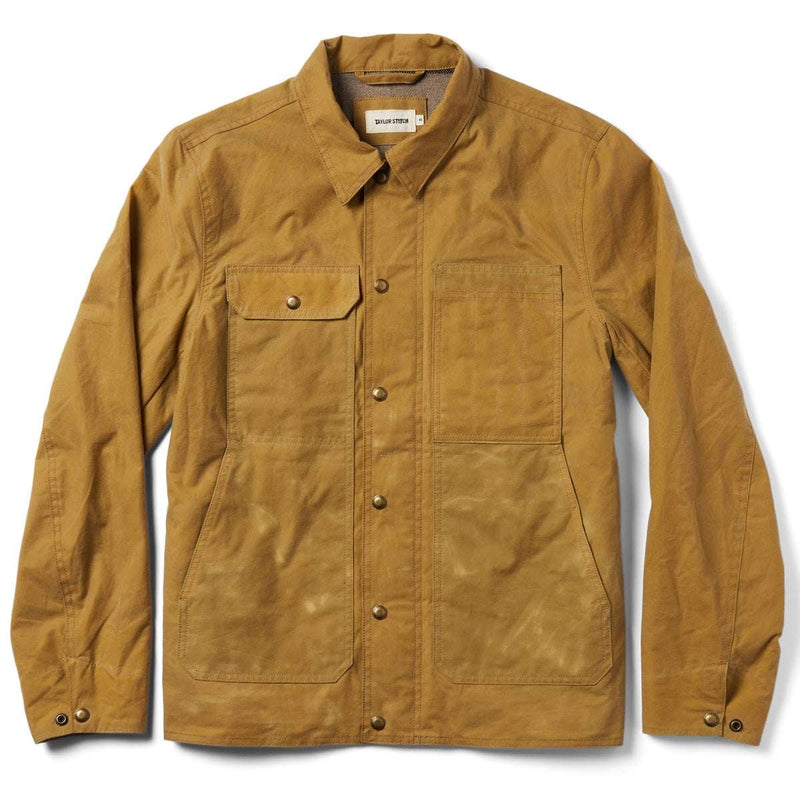 Lined Harvest Tan Waxed Canvas Jacket