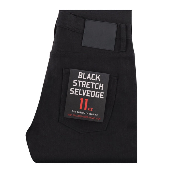 UB444 Unbranded Brand Tight Fit Black Stretch