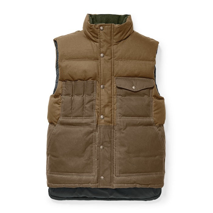 Front of Filson Down Cruiser Vest