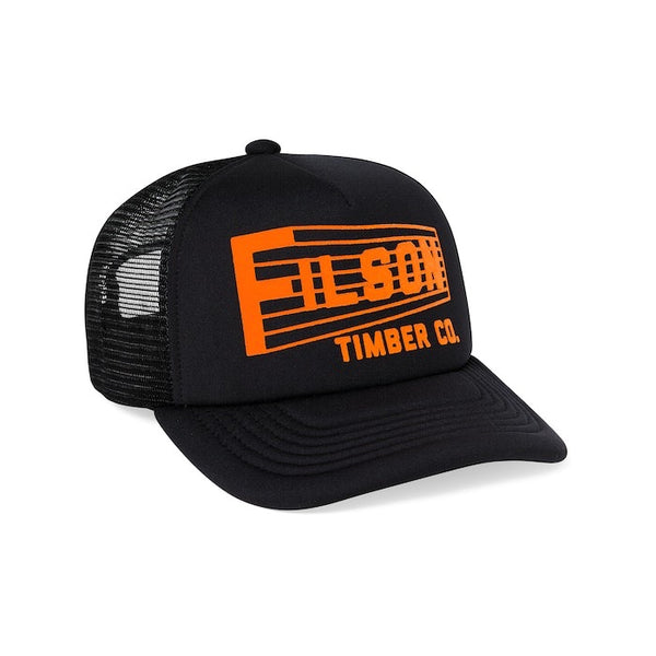 Mesh Harvester Cap Black | Timber Co