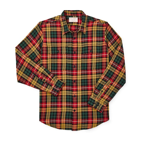Front of Scout Shirt in Spruce/Gold