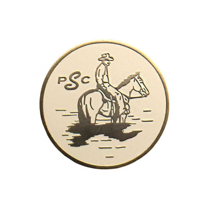 Lone Rider Enamel Pin