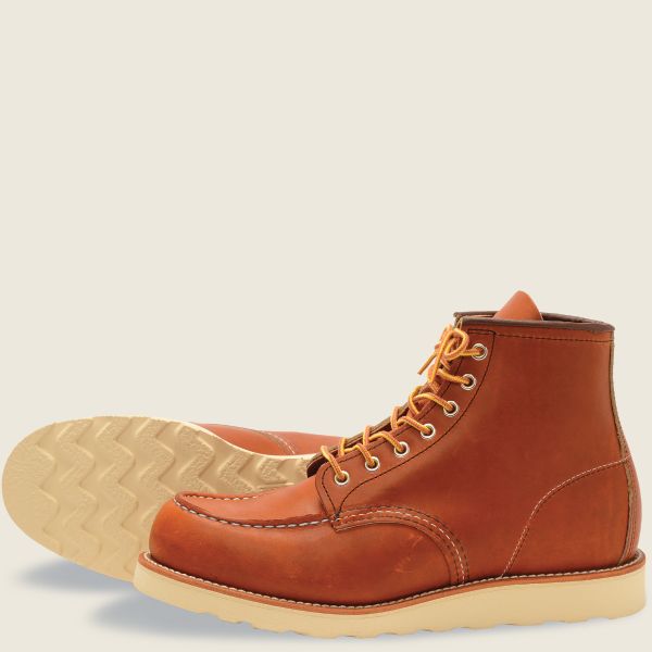 Side of Redwing Classic Moc with Sole