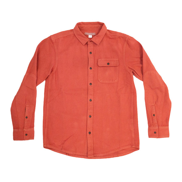 Outerknown Rambler Shirt Russet Orange