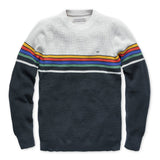 Outerknown Nostalgic Sweater in Retro Rainbow