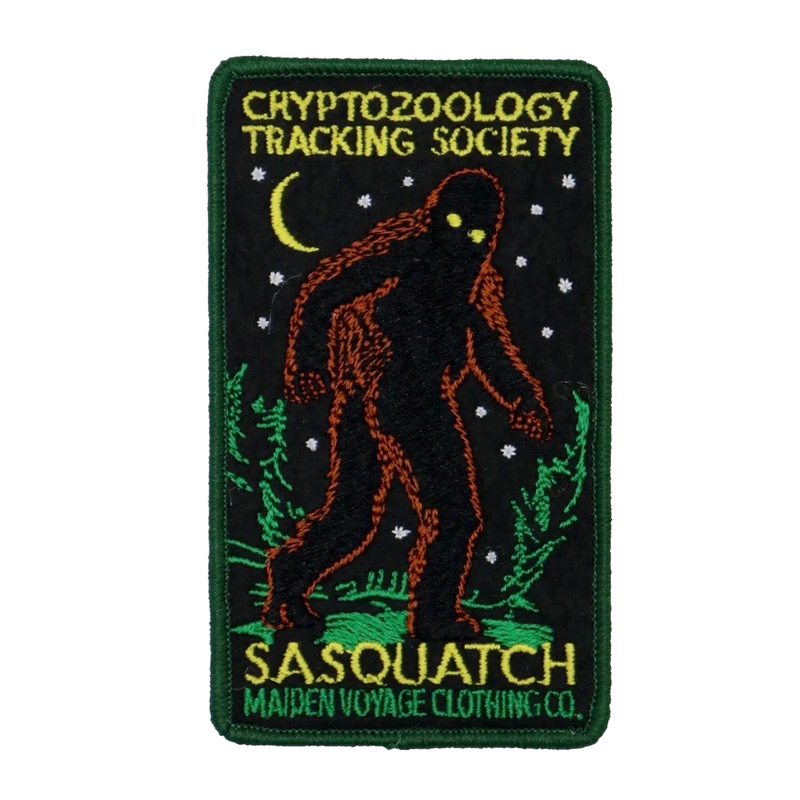 sasquatch embroidered patch