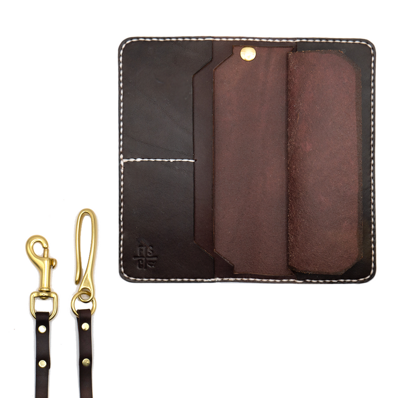 Leather Trucker Wallet – Fontenelle Supply Co. Leather Trucker Wallet – Fontenelle Supply Co.
