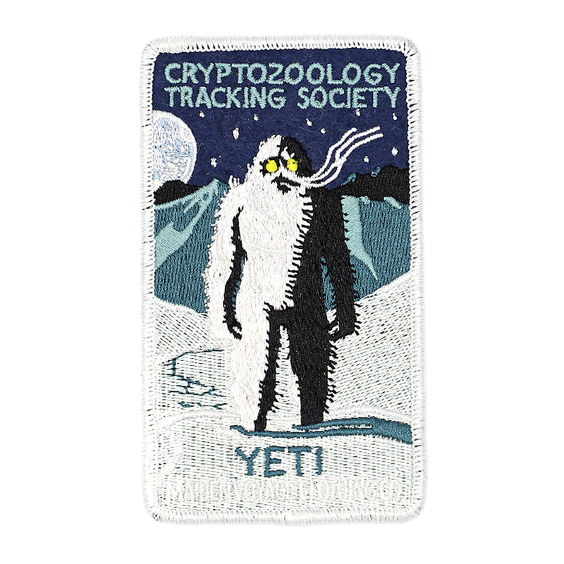 yeti embroidered patch